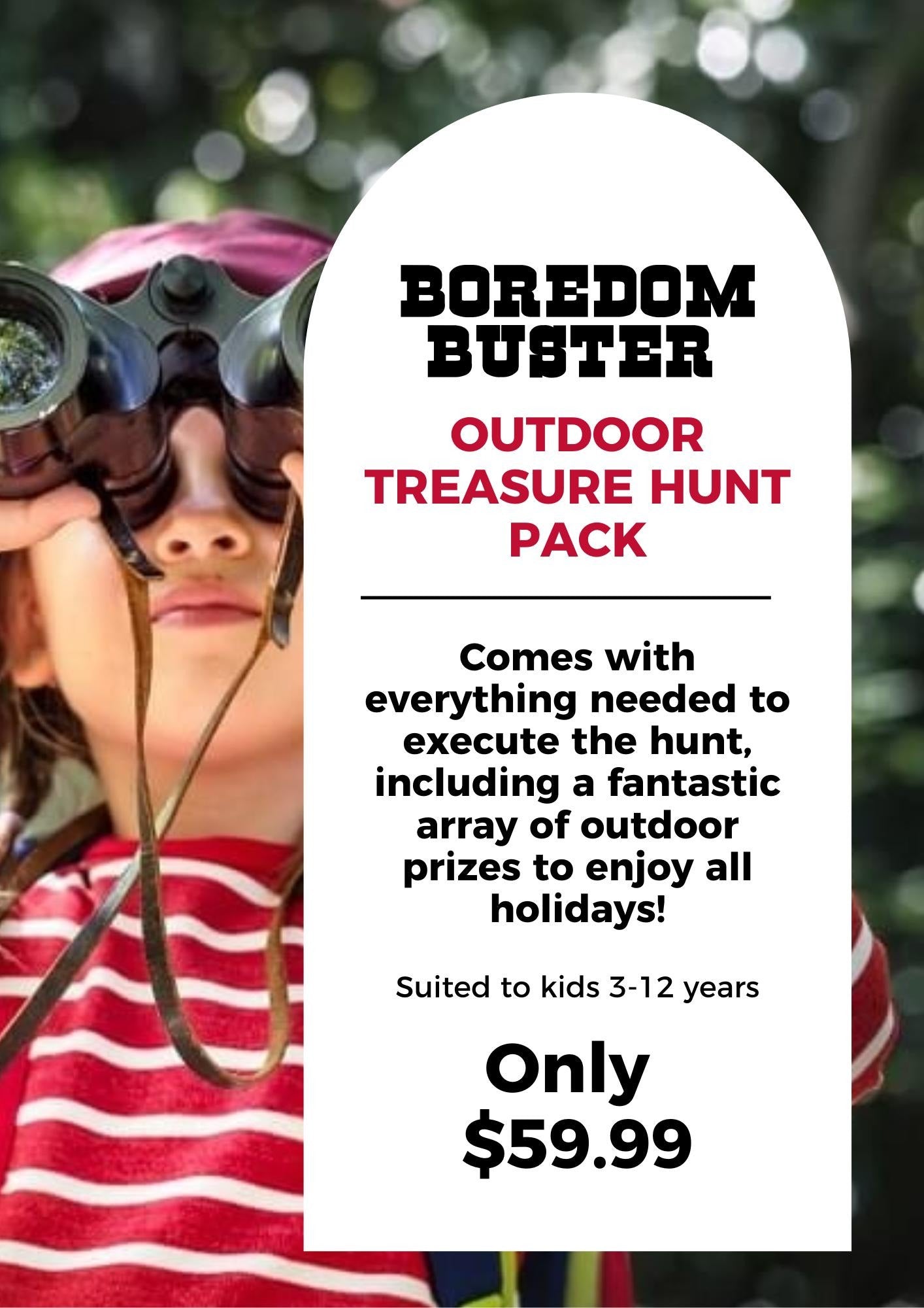 Kids Holiday Outdoor Treasure Hunt Pack