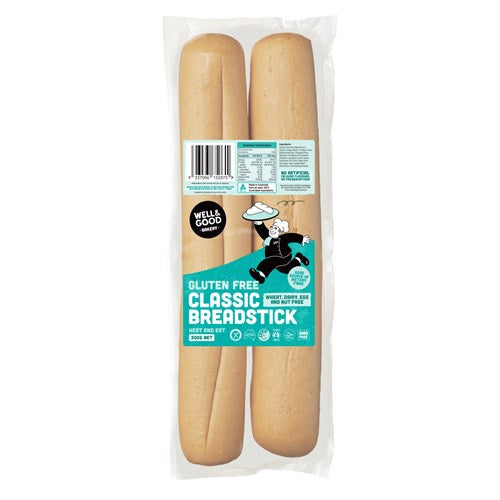 Well & Good Gluten Free Classic Breadstick 300g