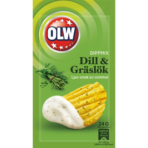 OLW Dip Mix Dill & Graslok 24g