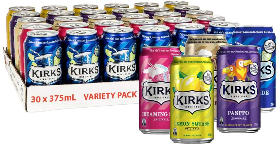 Kirks Soft Drink Mixed Cans 30pk