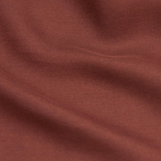 68 x 68CM 100% SILK TWILL FOULARD CHESTNUT(LJ7-290)