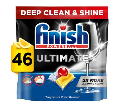 Finish Dishwashing Tablets Ultimate Pro Lemon 46pk