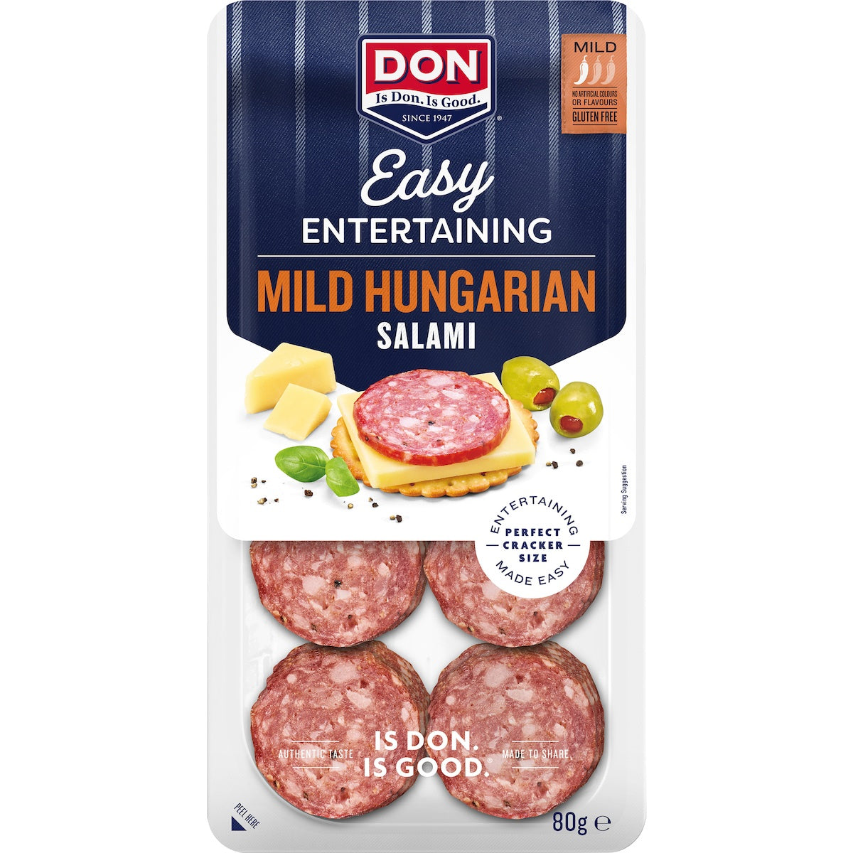 Don Easy  Entertaining  Salami , Hungarian 80g