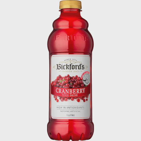 Bickfords Cranberry Juice 1L