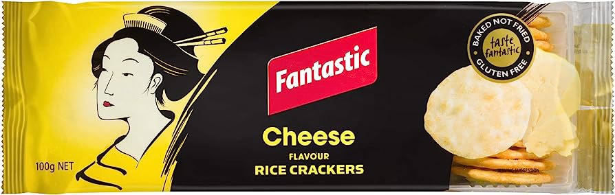 Fantastic Rice Crackers Cheese 100g