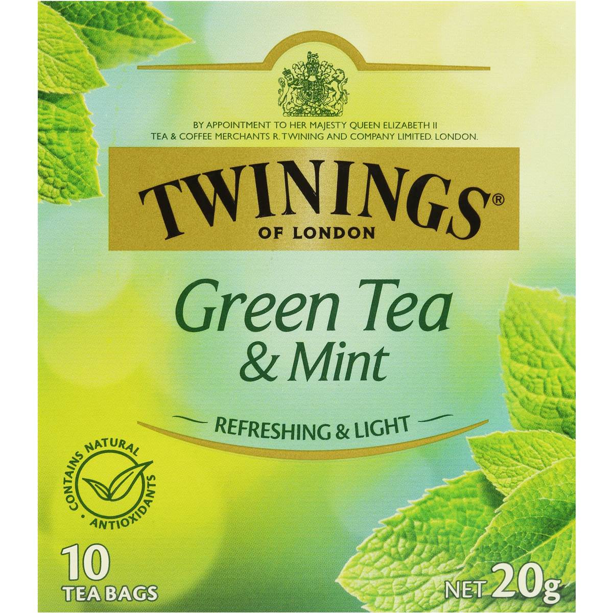 Twinings Teabags Green Tea & Mint 10pk