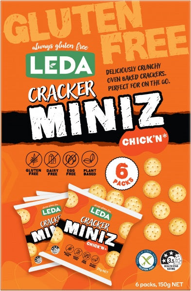 Leda Miniz Chicken Gluten Free Crackers Multipack 150g