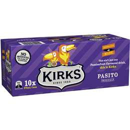 Kirks Pasito 375ml  Cans 10pk