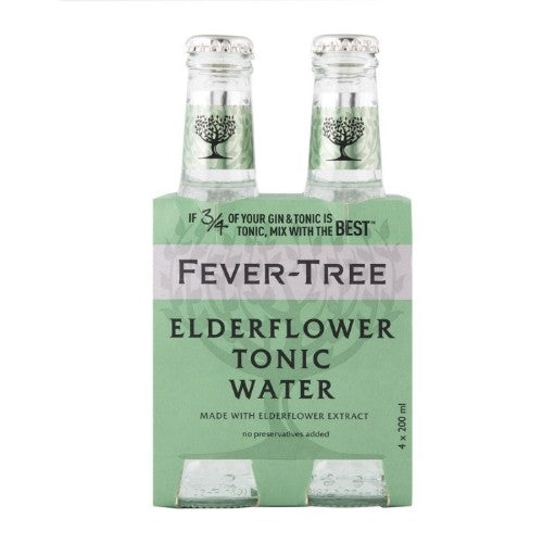 Fever-Tree Elderflower Tonic Water 4x200mL