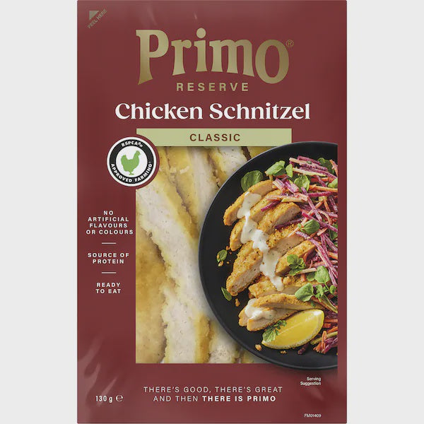 Primo Reserve Chicken Schnitzel 130g