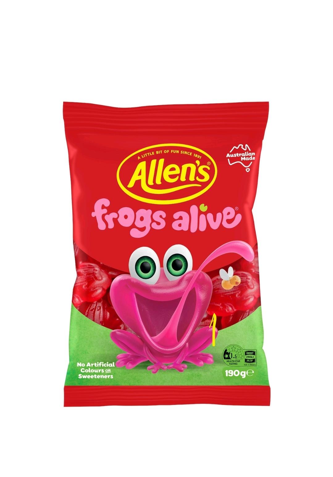 Allen's Frogs Alive 190g