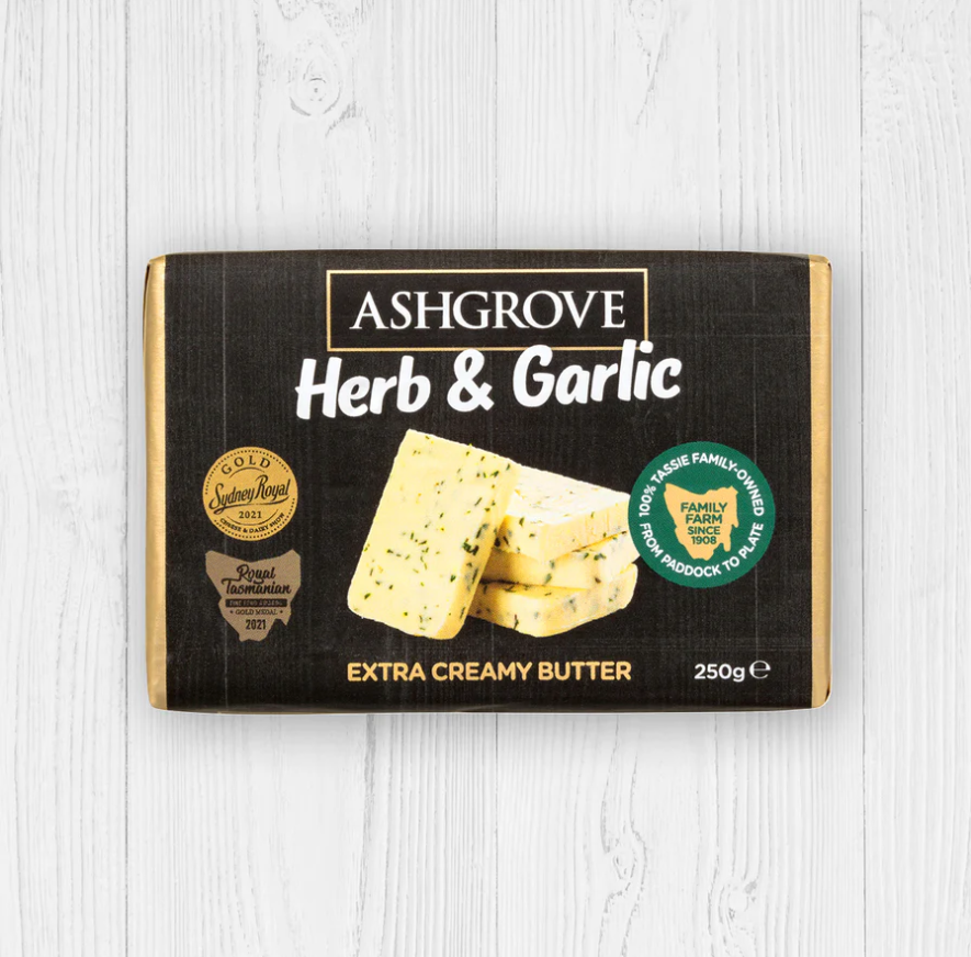 Ashgrove Herb & Garlic Creamy Butter 250g