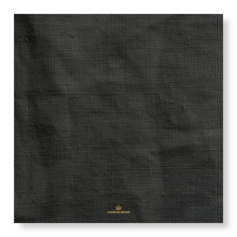 Manor Road Black Linen Cheese Board Presentation Cards 8PK