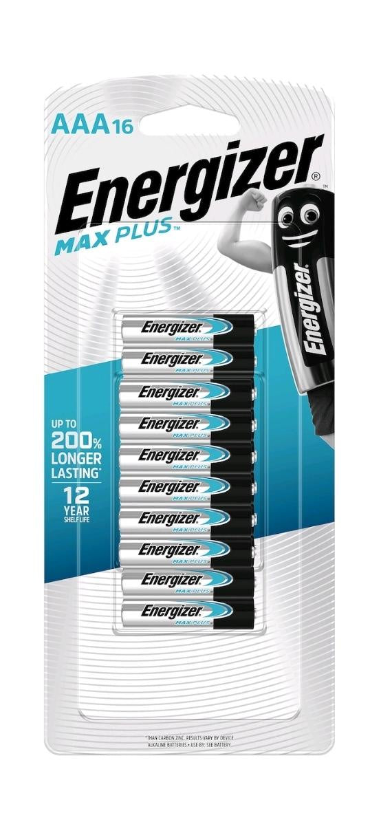 Energizer Max Plus Advanced AAA  Batteries 16 Pack