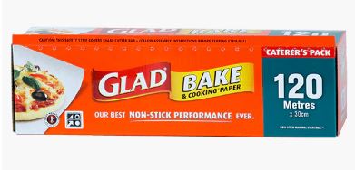 Glad Bake & Cooking Paper 120m x 30cm