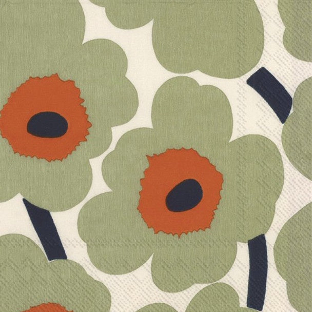 Marimekko - Unikko Sage Orange - Cocktail