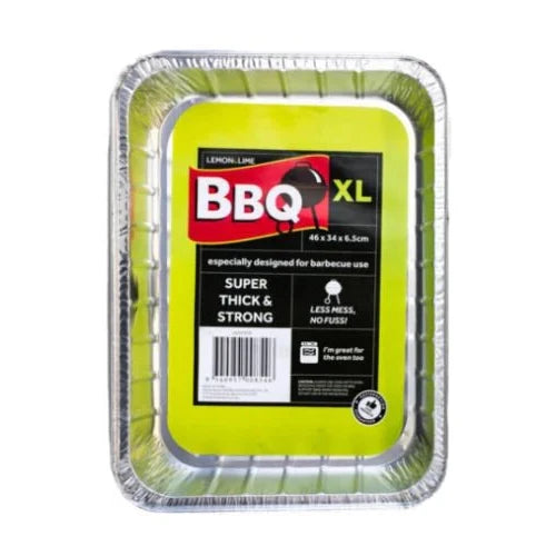 Lemon&Lime Large Foil Tray 45.4x34.6x6.5cm 5pk