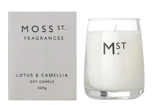 MOSS ST. Lotus & Camellia Candle 320g