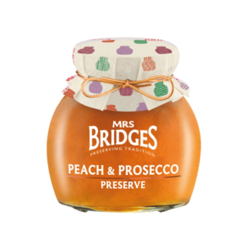 Mrs Bridges Peach & Prosecco Preserve 340g