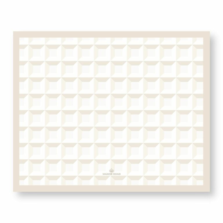 Manor Road Paper Placemat 30 Sheets Waffle