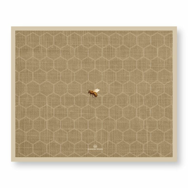 Manor Road Paper Placemat 30 Sheets Honeycomb Linen