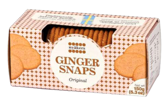 Nyåkers Ginger Snaps Original (pepparkakor) 150g