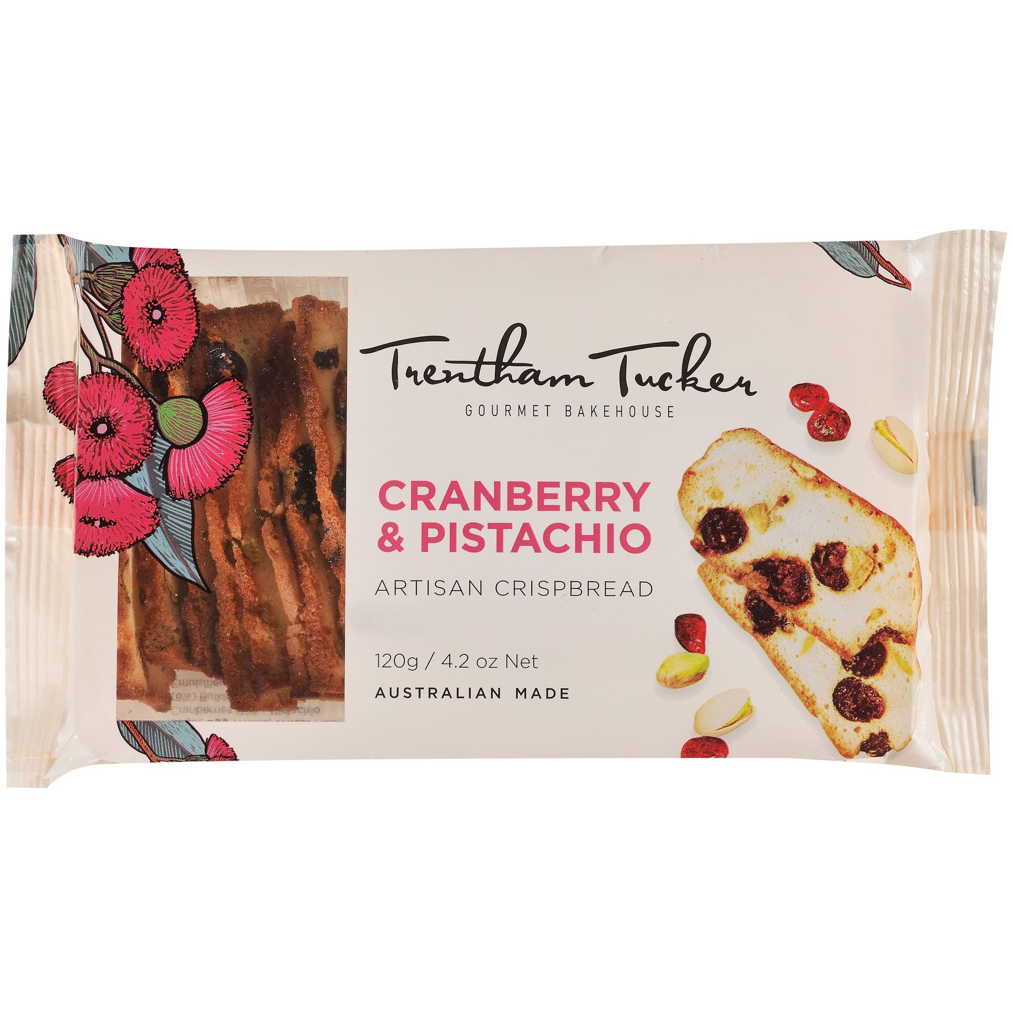 Trentham Tucker Cranberry & Pistachio Crispbread 120g