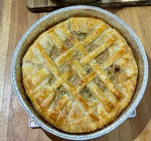 Family Size Thai Green Curry Chicken Pie