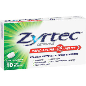 Zyrtec Tablets 10pk