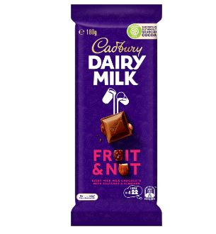 Cadbury Dairy Milk Fruit and Nut Chocolate 180g