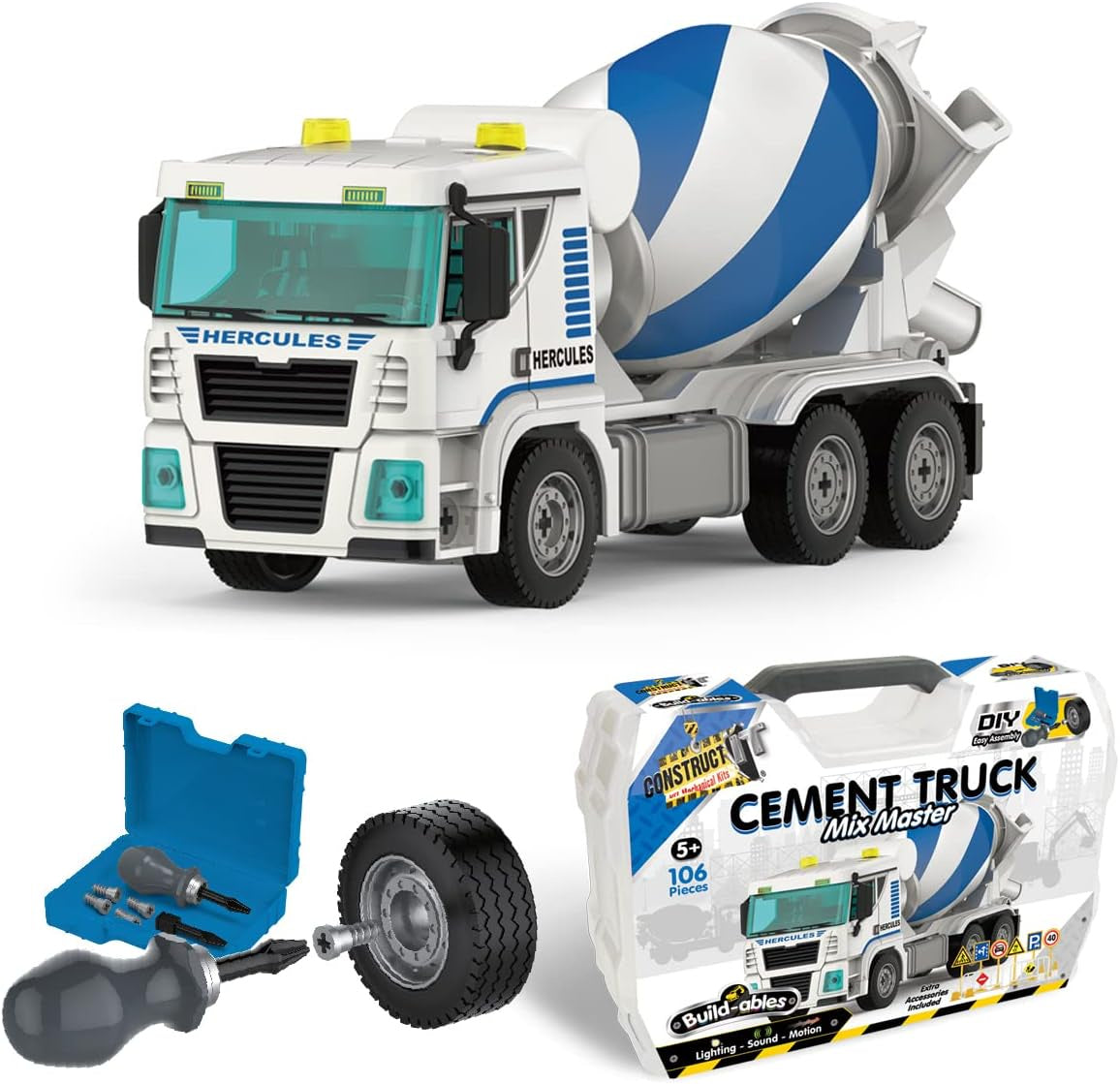 Build-ables Cement Truck Mix Master