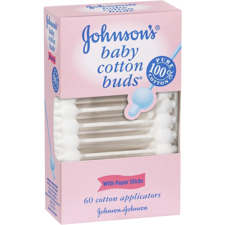 Johnson's Baby Cotton Buds 60pk