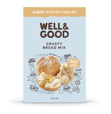 Well & Good Crusty Bread Mix GF 410g