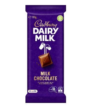 Cadbury Dairy Milk Chocolate 180g