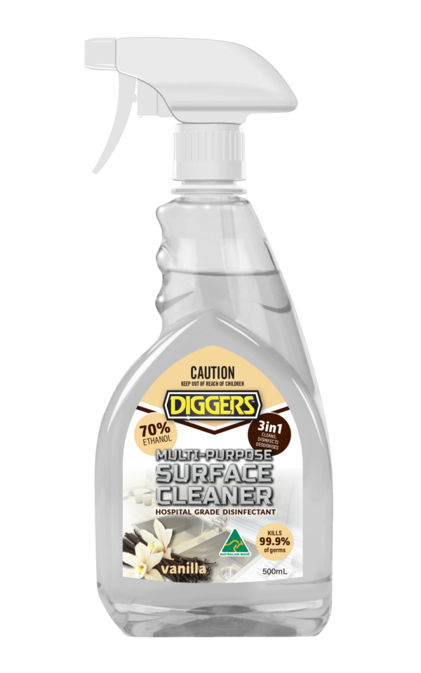 Diggers Multi-Purpose Meths Cleaner Vanilla Spray 500ml