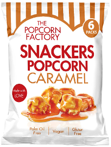 Snackers Caramel Popcorn 6pk