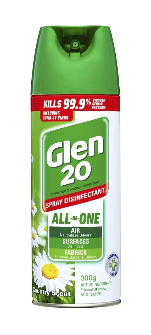 Glen 20 All-In-One Country Scent Disinfectant Spray 300g