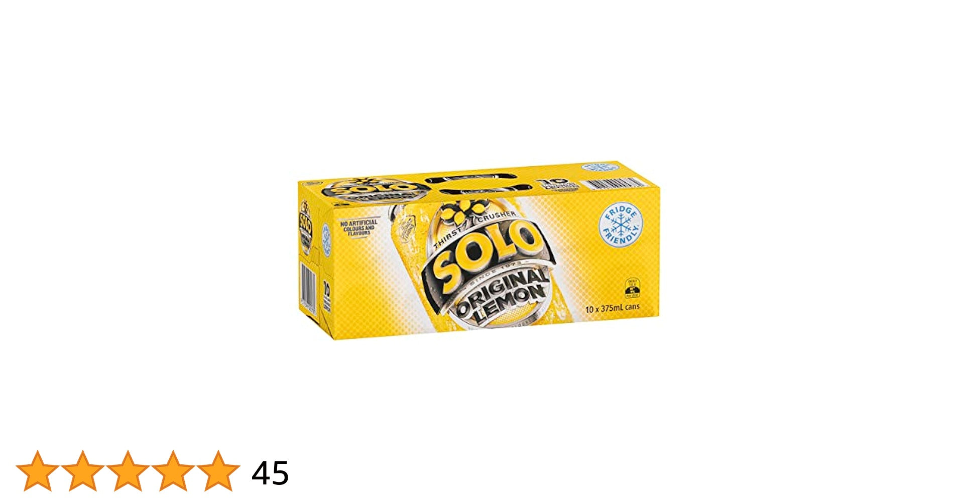 Solo Lemon Soft Drink  Cans 375ml 10pk