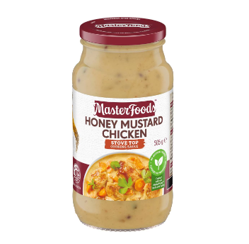 Masterfoods Honey Mustard Chicken Simmer Sauce 505g