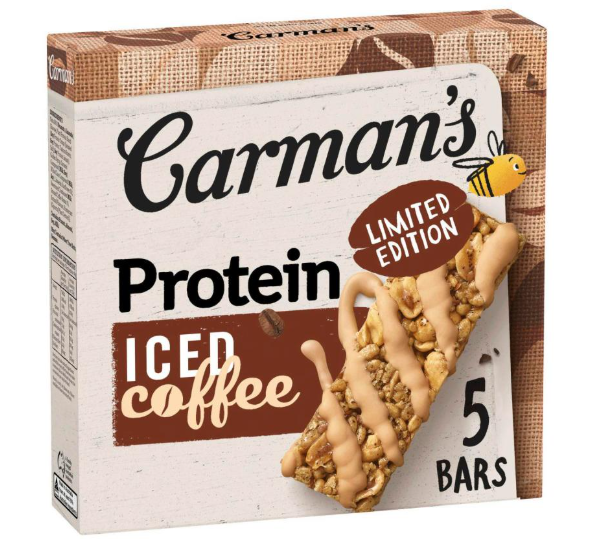 Carman's Iced Coffee Protein Bars 5 Pack | 200g