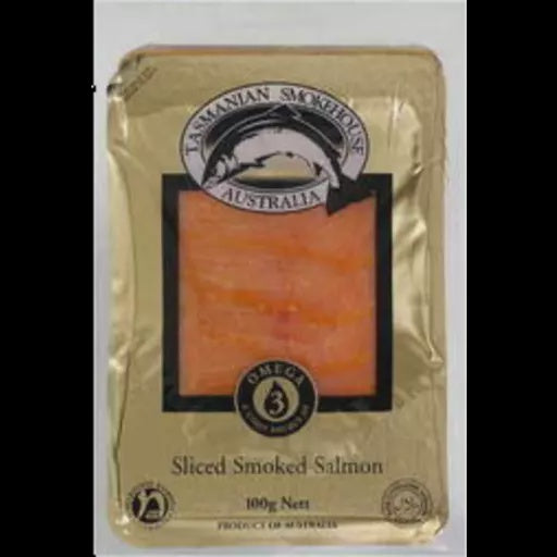 Tasmanian Smokehouse Sliced Smoked Salmon 100g