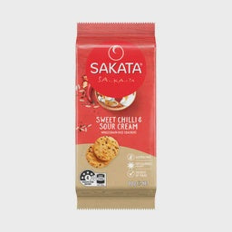 Sakata Rice Crackers Vertical Wholegrain Sweet Chilli 80g