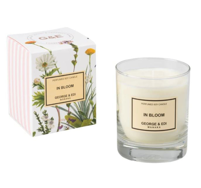 George & Edi In Bloom Candle