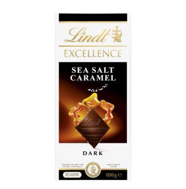 Lindt Sea Salt Caramel Dark Chocolate 100g