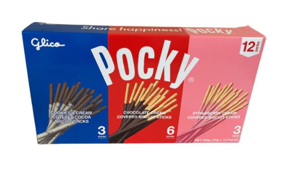 Glico Pocky Variety Pack 12 x 40g