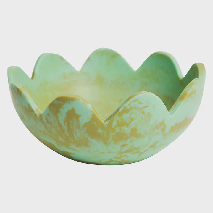 Sage & Clare Resin Petal Bowl Artichoke