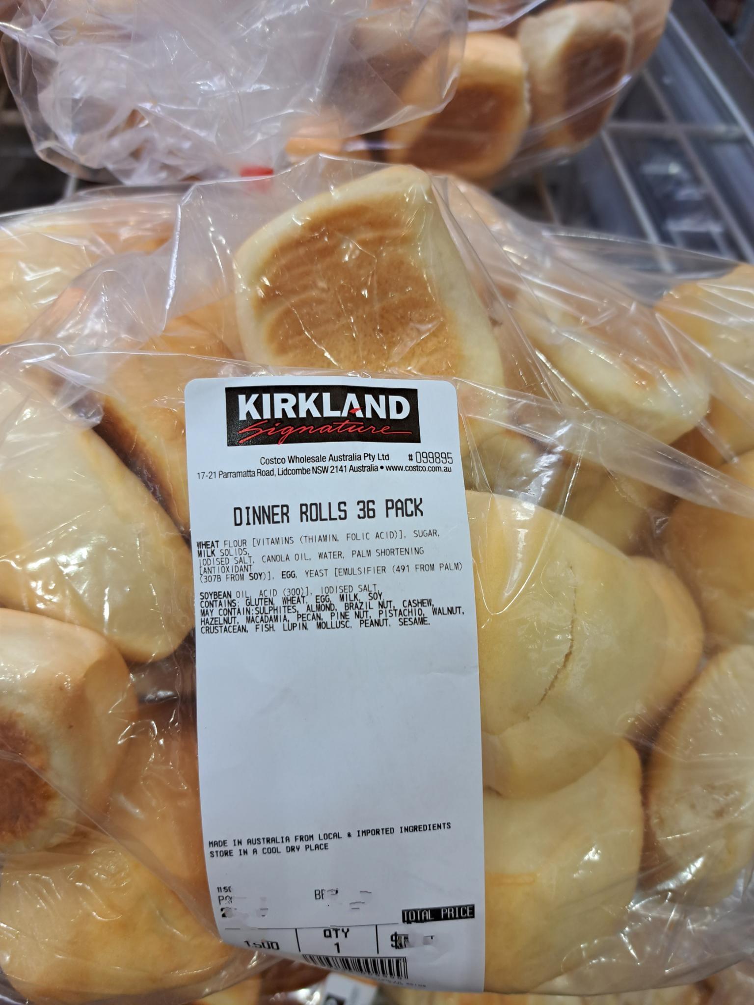 Kirkland Dinner Rolls 36 PK