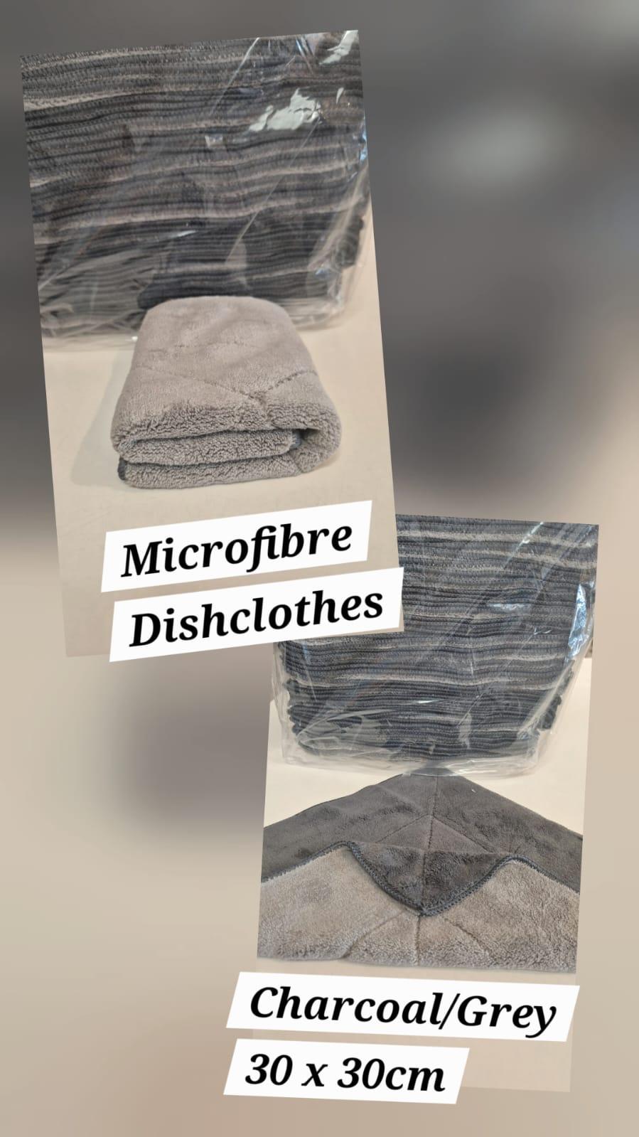 PREORDER Microfibre Cleaning Cloth 2pk - Charcoal