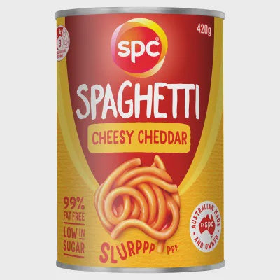 SPC Spaghetti Cheesy Cheddar 420g