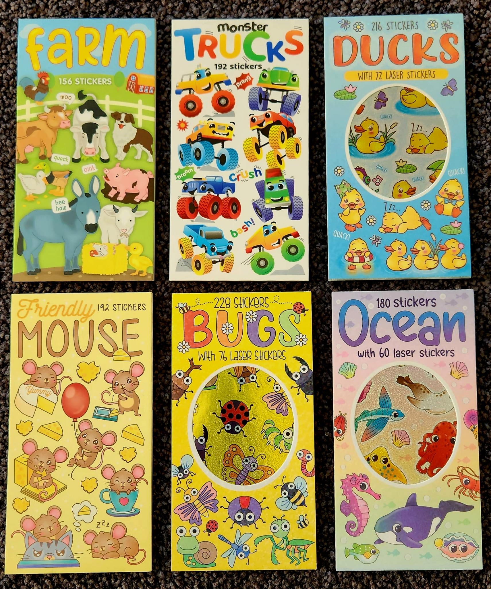 Assorted Sticker Books